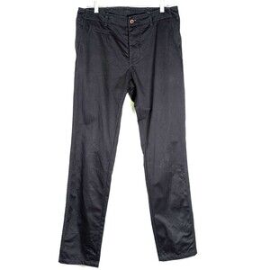 Wings + Horns Mens Chino Pants Size 32x33 Navy Blue Casual Made in Canada